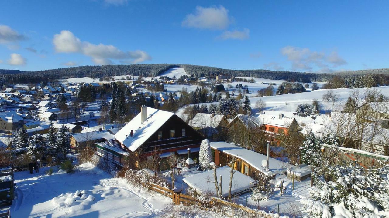 Ferienwohnung Ritter Schmiedefeld am Rennsteig Bagian luar foto